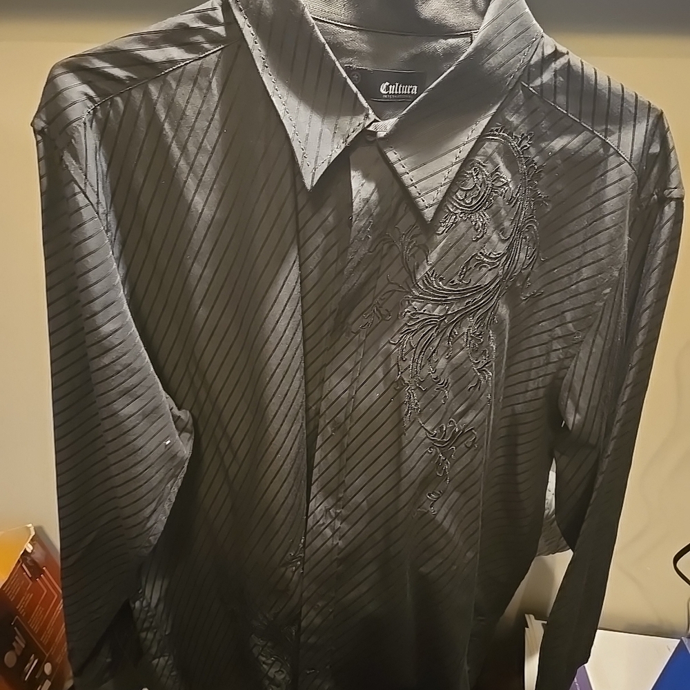 Cultura Black Men's Shirt